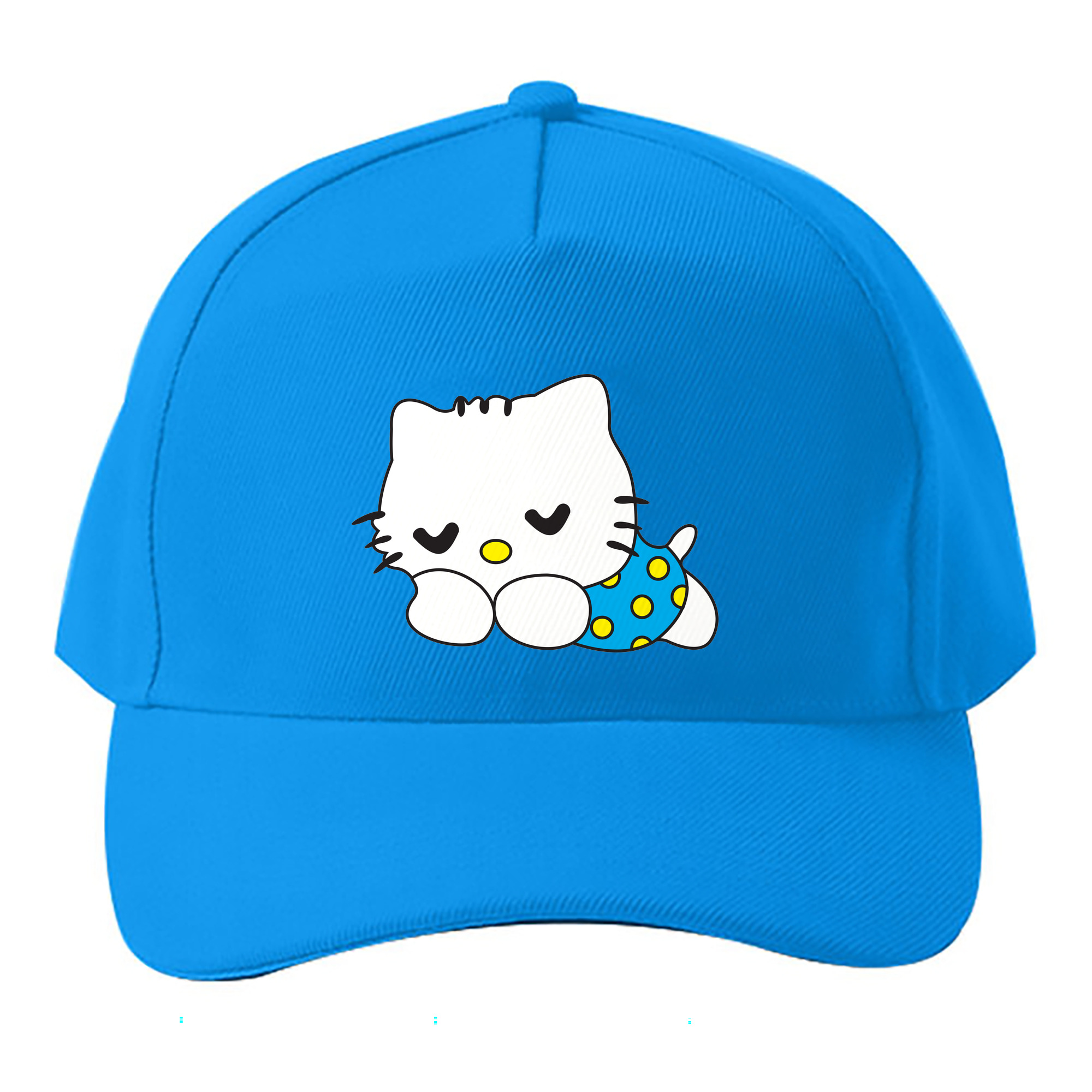 （画像用） Hello Kitty ハローキティ ベースボールキャップ 綿100％ 男女兼用 帽子 スポーツ